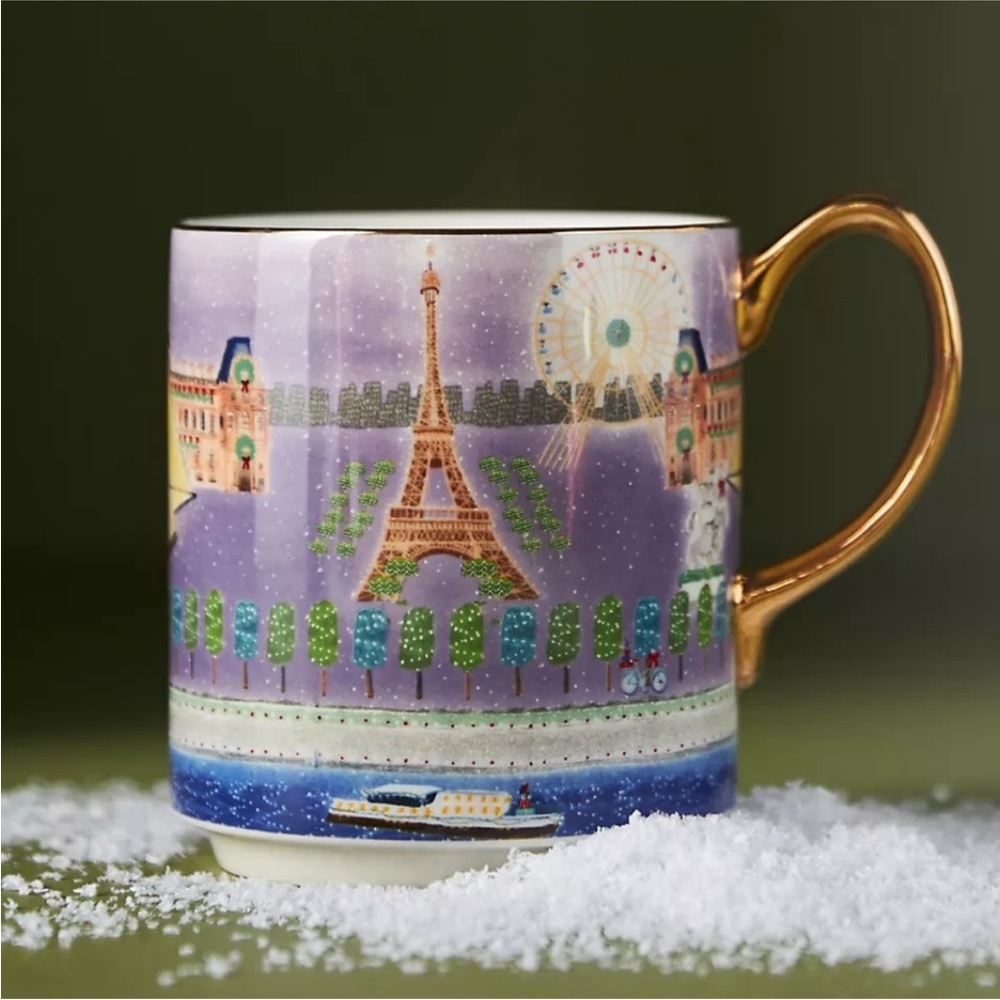 COPY — NIB/NWT- set of two Anthropologie 2023 Paris mugs